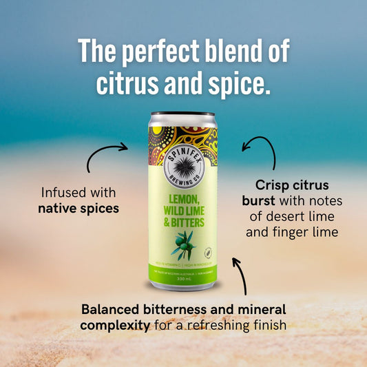 Lemon, Wild Lime & Bitters | Non-Alcoholic | Carton 16