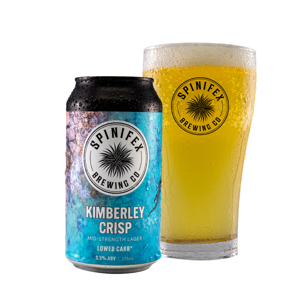 Kimberley Crisp Lager | 3.5% ABV |  Carton (16 cans)