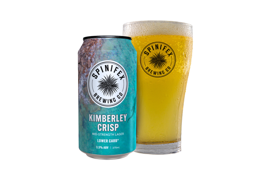 Kimberley Crisp Lager | 3.5% ABV |  Carton (16 cans)